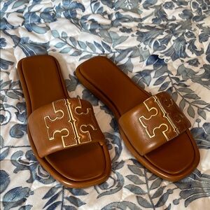 Tory Burch Double T Slide